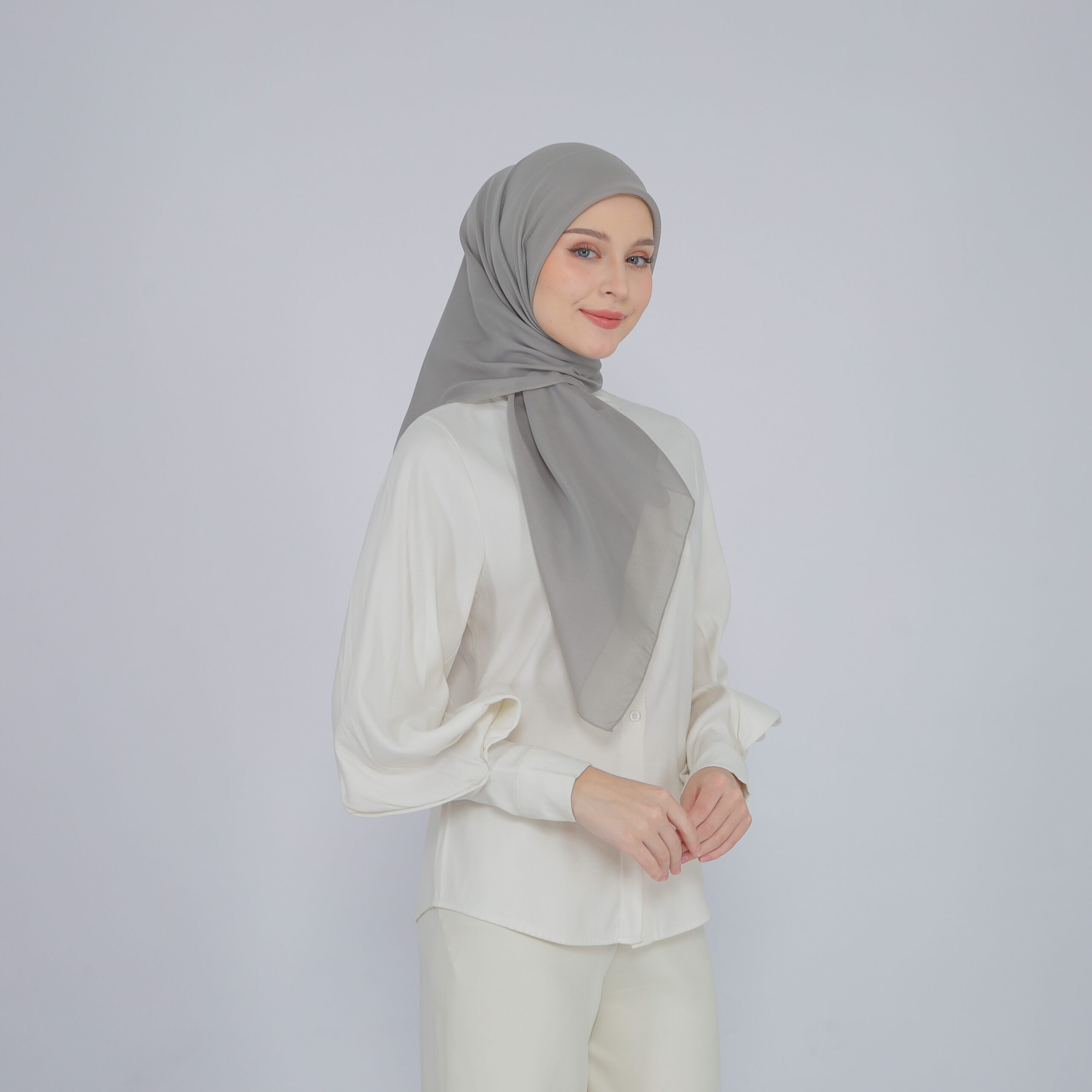 RASHAAD Haya Elite Hijab Segi Empat Paris Jepang Premium Daily Muslimah — view 3