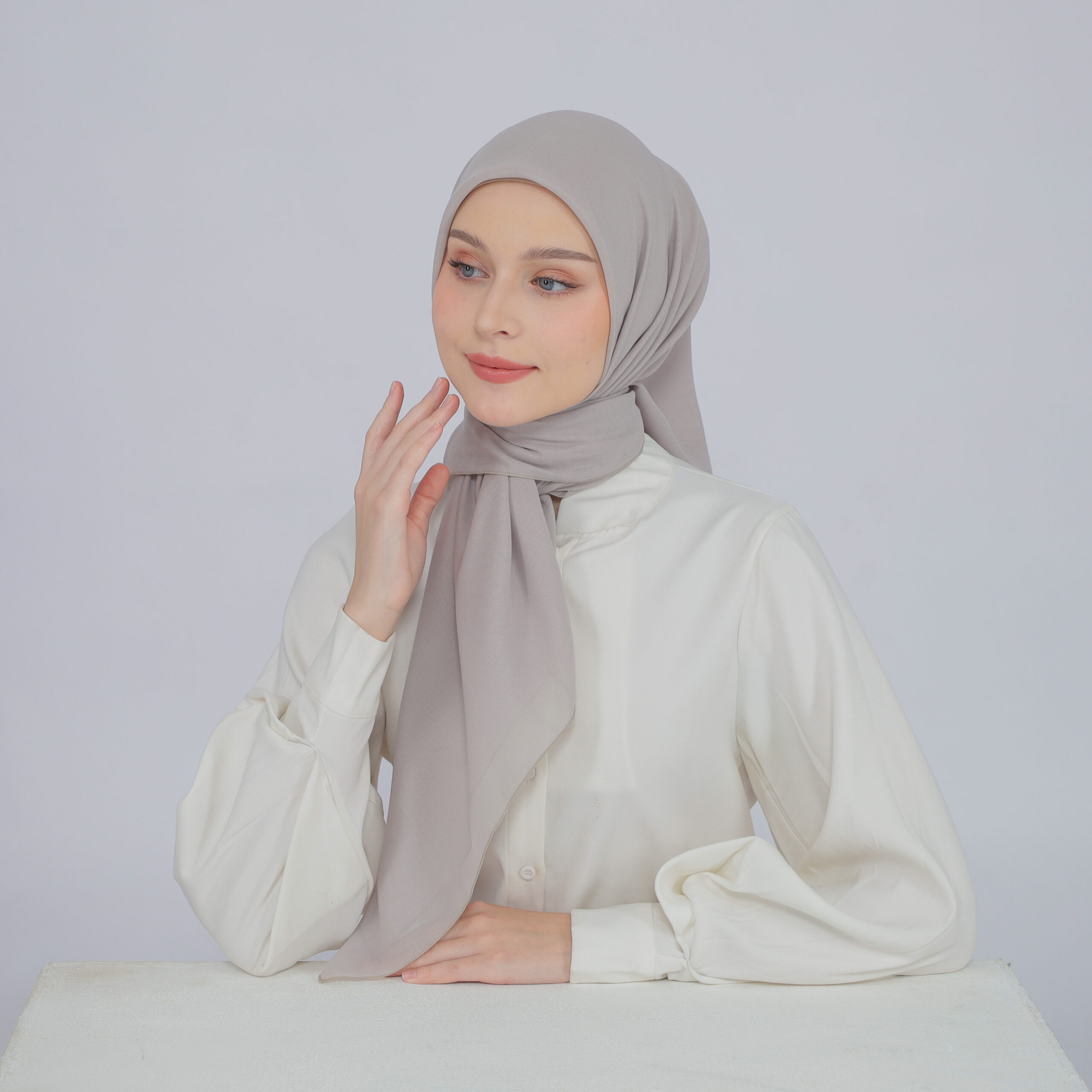 RASHAAD Haya Elite Hijab Segi Empat Paris Jepang Premium Daily Muslimah — view 7