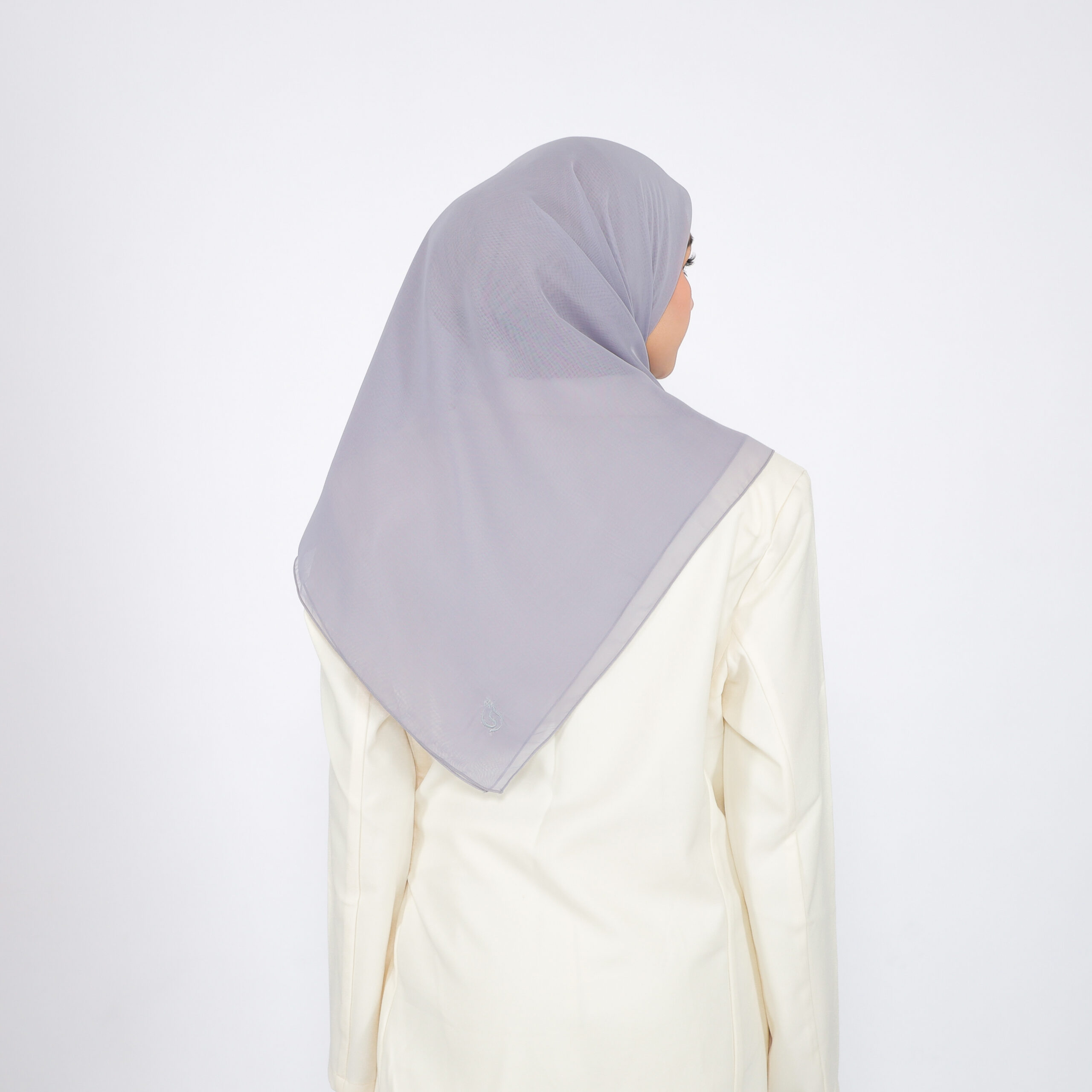 RASHAAD HAYA Basic Hijab Segi Empat Baby Paris Finishing Neci Lembut — view 4