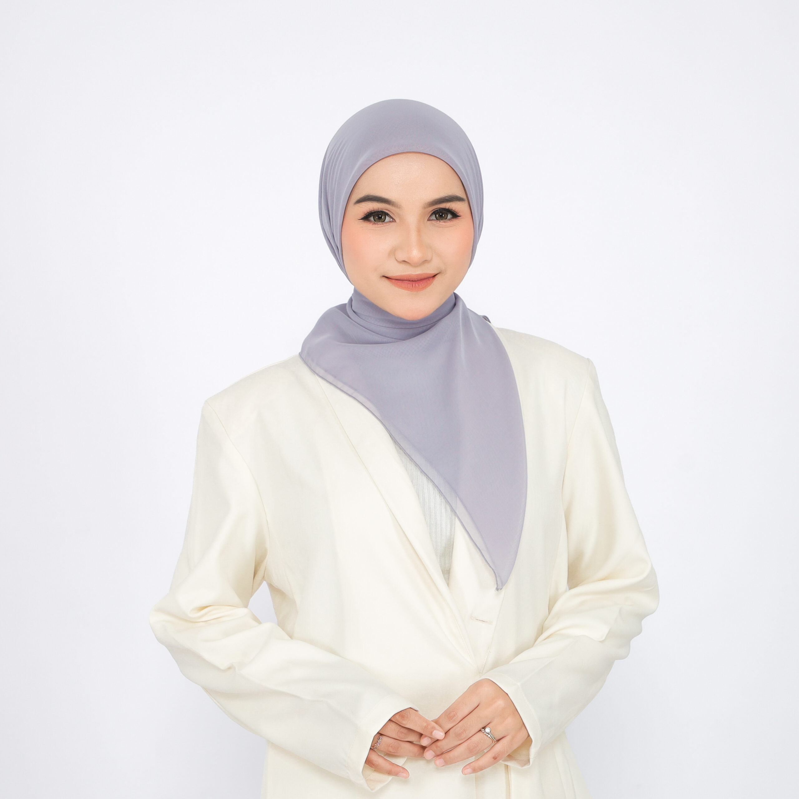 RASHAAD HAYA Basic Hijab Segi Empat Baby Paris Finishing Neci Lembut — view 5