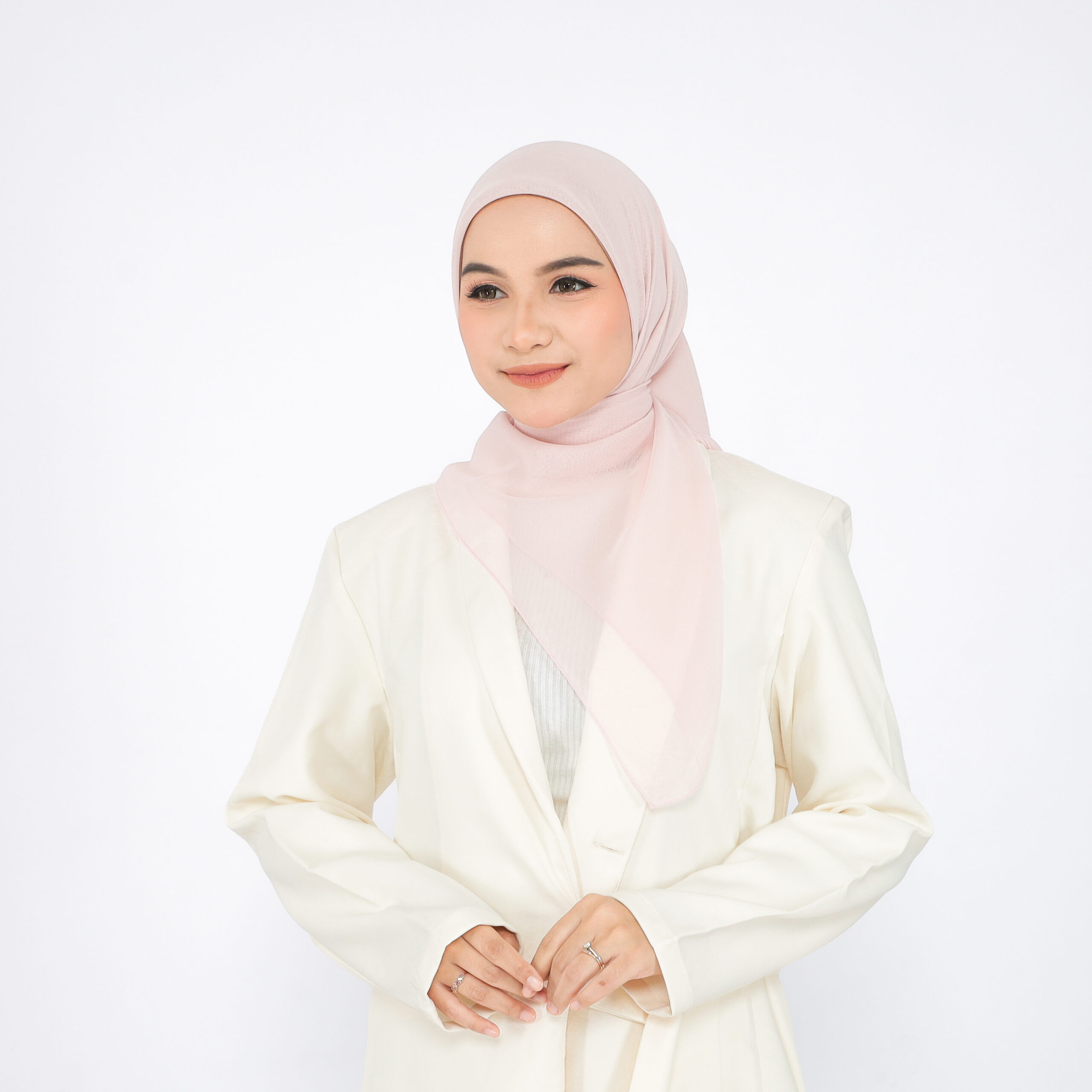 RASHAAD HAYA Basic Hijab Segi Empat Baby Paris Finishing Neci Lembut — view 8